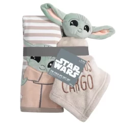 Lambs & Ivy Star Wars Mandalorian Baby Yoda Wearable Blanket/Lovey Gift Set 2pc -Nursery Nest Deals Store GUEST d0eaf61a 8e86 498b 8a24 69f52c3d7091
