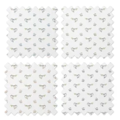 Bacati - Happy Monkeys Blue/Green/Gray Boys Muslin Swaddling Blankets Set Of 4 7 Bacati - Happy Monkeys Blue/Green/Gray Boys Muslin Swaddling Blankets Set Of 4 -Nursery Nest Deals Store GUEST d1980c0d f487 4edc a879 83beb62afd4e