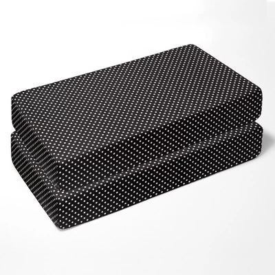 Bacati - Classic Damask Black/Grey/White 10 Pc Crib Bedding Set With 2 Crib Fitted Sheets 5 Bacati - Classic Damask Black/Grey/White 10 Pc Crib Bedding Set With 2 Crib Fitted Sheets - Image 5