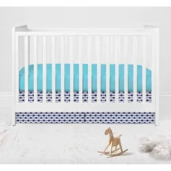 Bacati - Aztec Print Liam Aqua Orange Navy 10 Pc Crib Bedding Set With Long Rail Guard Cover 14 Bacati - Aztec Print Liam Aqua Orange Navy 10 Pc Crib Bedding Set With Long Rail Guard Cover -Nursery Nest Deals Store GUEST d2698c47 1f6f 44fd afa9 07037d83a621