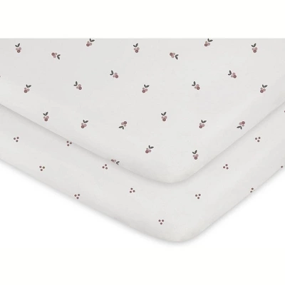 Ely's & Co. Patent Pending Waterproof Sheet Set - Berry And Cluster Dot 2 Pack 3 Ely's & Co. Patent Pending Waterproof Sheet Set - Berry And Cluster Dot 2 Pack - Image 3