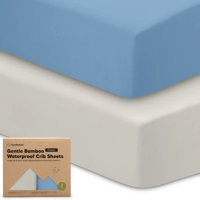 KeaBabies Waterproof Crib Sheets For Boys, Girls, 2pk Baby Fitted Crib Sheet, Waterproof Crib Mattress Protector Sheets 9 KeaBabies Waterproof Crib Sheets For Boys, Girls, 2pk Baby Fitted Crib Sheet, Waterproof Crib Mattress Protector Sheets - Image 9