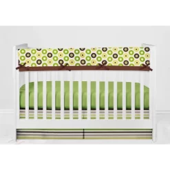 Bacati - Mod Dots Stripes Green Yellow Beige Brown 6 Pc Crib Bedding Set With Long Rail Guard Cover 15 Bacati - Mod Dots Stripes Green Yellow Beige Brown 6 Pc Crib Bedding Set With Long Rail Guard Cover -Nursery Nest Deals Store GUEST d544ef31 c050 455d 9ad3 b253089fc6da