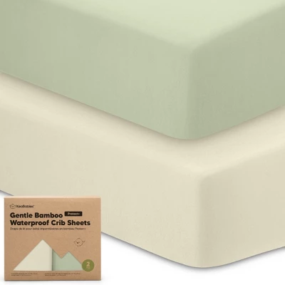 KeaBabies Waterproof Crib Sheets For Boys, Girls, 2pk Baby Fitted Crib Sheet, Waterproof Crib Mattress Protector Sheets 10 KeaBabies Waterproof Crib Sheets For Boys, Girls, 2pk Baby Fitted Crib Sheet, Waterproof Crib Mattress Protector Sheets - Image 10