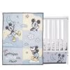 Lambs & Ivy Disney Baby Moonlight Mickey Mouse 3-Piece Nursery Crib Bedding Set