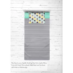 Bacati - Elephants Mint Yellow Gray 3 Pc Toddler Bed Sheet Set 11 Bacati - Elephants Mint Yellow Gray 3 Pc Toddler Bed Sheet Set -Nursery Nest Deals Store GUEST d7405b24 b59b 4e32 b0b7 5d0f63936b81