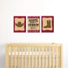 Big Dot Of Happiness Little Cowboy - Western Nursery Wall Art And Kids Room Decorations - Gift Ideas - 7.5 X 10 Inches - Set Of 3 Prints