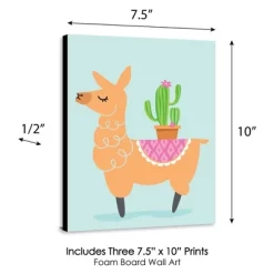 Big Dot Of Happiness Whole Llama Fun - Nursery Wall Art, Kids Room Decor And Llama Fiesta Home Decor - Gift Ideas - 7.5 X 10 Inches - Set Of 3 Prints -Nursery Nest Deals Store GUEST ddfb218d 252f 4cba a3c8 811729668acb