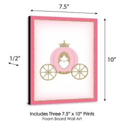 Big Dot Of Happiness Little Princess Crown - Castle Nursery Wall Art And Kids Room Decorations - Gift Ideas - 7.5 X 10 Inches - Set Of 3 Prints 7 Big Dot Of Happiness Little Princess Crown - Castle Nursery Wall Art And Kids Room Decorations - Gift Ideas - 7.5 X 10 Inches - Set Of 3 Prints -Nursery Nest Deals Store GUEST e1807ee9 81c6 4f23 9da6 5b1213559352