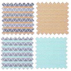 Bacati - Liam Aztec Print Aqua/Orange/Navy Triangles Muslin Swaddling Blankets Set Of 4 -Nursery Nest Deals Store GUEST e1f7b930 dcee 4ed3 a5e8 6a32ce7f6dd8