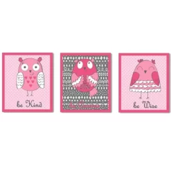 Bacati - Owls In The Woods Pink Fuschia Gray 10 Pc Crib Bedding Set With 2 Crib Fitted Sheets 18 Bacati - Owls In The Woods Pink Fuschia Gray 10 Pc Crib Bedding Set With 2 Crib Fitted Sheets -Nursery Nest Deals Store GUEST e8224efd 3996 40af b449 85cfe5f3ace0