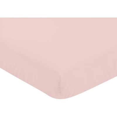 Sweet Jojo Designs Girl Baby Crib Bedding Set - Boho Fringe White And Pink Collection 4pc 5 Sweet Jojo Designs Girl Baby Crib Bedding Set - Boho Fringe White And Pink Collection 4pc - Image 5