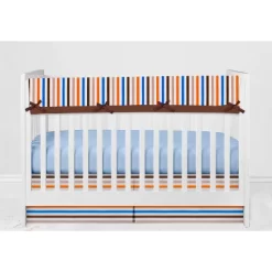 Bacati - Mod Sports Blue Orange Chocolate 6 Pc Crib Bedding Set With Long Rail Guard Cover -Nursery Nest Deals Store GUEST f22a6b57 d344 46b8 a647 f9d5805d8d08