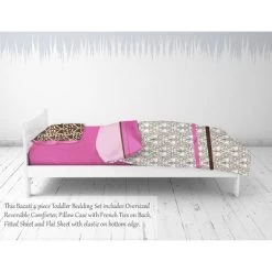 Bacati - Damask Pink Fuschia Chocolate 4 Pc Toddler Bedding Set 8 Bacati - Damask Pink Fuschia Chocolate 4 Pc Toddler Bedding Set -Nursery Nest Deals Store GUEST f2cb15e6 2b1a 46bd 9e2d bfe24f9f780c