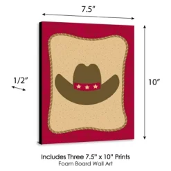 Big Dot Of Happiness Little Cowboy - Western Nursery Wall Art And Kids Room Decorations - Gift Ideas - 7.5 X 10 Inches - Set Of 3 Prints 7 Big Dot Of Happiness Little Cowboy - Western Nursery Wall Art And Kids Room Decorations - Gift Ideas - 7.5 X 10 Inches - Set Of 3 Prints -Nursery Nest Deals Store GUEST f4aec01e 8dd3 4e4b 802b 2c559aa343fd
