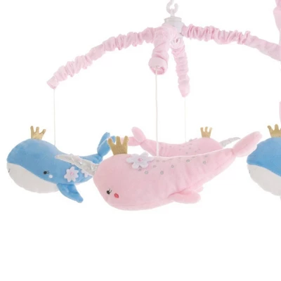 NoJo Under The Sea Whimsy Whales And Narwhals Musical Mobile - Pink And Blue 1 NoJo Under The Sea Whimsy Whales And Narwhals Musical Mobile - Pink And Blue