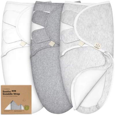 3pk Soothe Zippy Baby Swaddles 0-3 Months, Newborn Sleep Sacks, Zipper Swaddle, Wearable Swaddle Blanket 17 3pk Soothe Zippy Baby Swaddles 0-3 Months, Newborn Sleep Sacks, Zipper Swaddle, Wearable Swaddle Blanket - Image 17