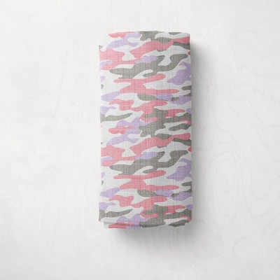 Jungle Safari Girls Lilac/Coral 2 Pack Muslin Swaddling Blanket 3 Jungle Safari Girls Lilac/Coral 2 Pack Muslin Swaddling Blanket - Image 3