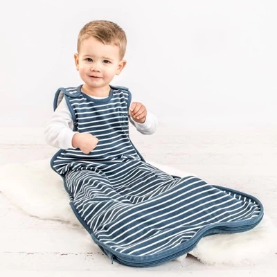 Woolino 4 Season Ultimate Baby Swaddle Wrap, Merino Wool, 2 Months - 2 Years, Navy Blue 4 Woolino 4 Season Ultimate Baby Swaddle Wrap, Merino Wool, 2 Months - 2 Years, Navy Blue - Image 4