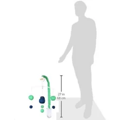 Bacati - Mix N Match Blue/Green Musical Mobile