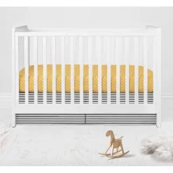 Bacati - Dots Stripes Gray Yellow 4 Pc Crib Bedding Set With Diaper Caddy -Nursery Nest Deals Store GUEST ffca0296 8cc7 493b 9383 ee085e03d359